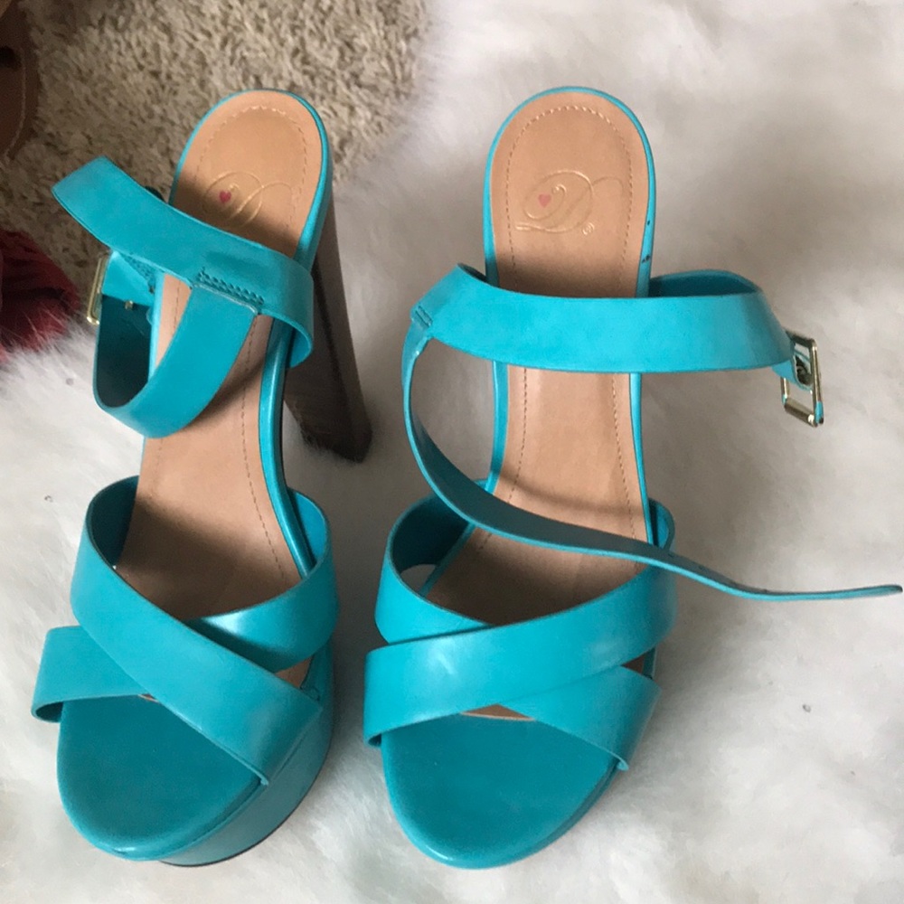 Blue heels